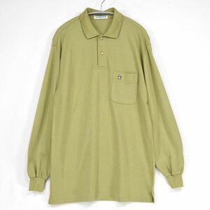 Munsingwear Grand-Slam | Munsingwear wear Grand s Ram long sleeve khaki series powdered green tea earth green group SA polo-shirt with long sleeves Golf wear 