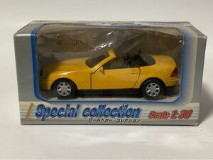 1/38 MERCEDES BENZ SLK230 yellow ワールドカーコレクション　ミニカー　趣味