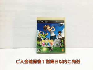 【1円】PS3 みんなのGOLF 6 ゲームソフト ケース黄ばみ有。 1Z036-144tm/G1
