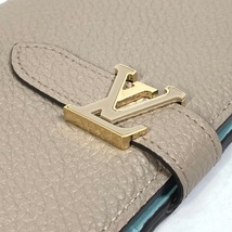 LOUIS VUITTON ルイヴィトン M81367 ロングウォレット LV ヴェルティカル 長財布 トリヨンレザー ガレ グレー系 レディース【中古】_画像3