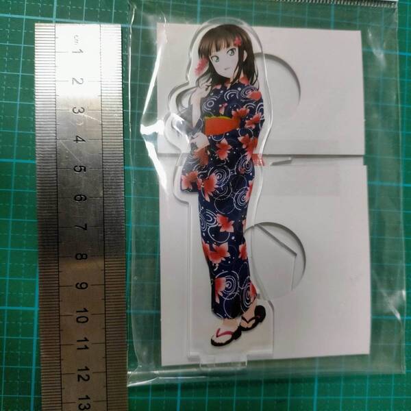 非売品 ラブライブ!サンシャイン!! アクリルスタンド パネル 黒澤 ダイヤ 浴衣 LOVE LIVE! SUNSHINE!! Kurosawa Dia Yukata acrylic stand