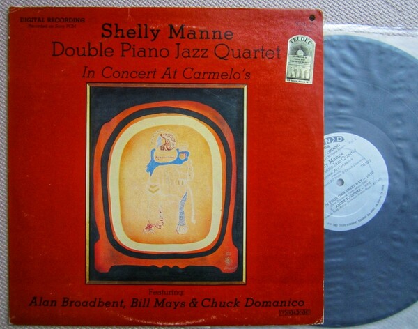 米 Trend Orig. 高品質LP Shelly Manne Double Piano Jazz Quartet PCM Live recording with Alan Broadbent Bill Mays Chuck Domanico