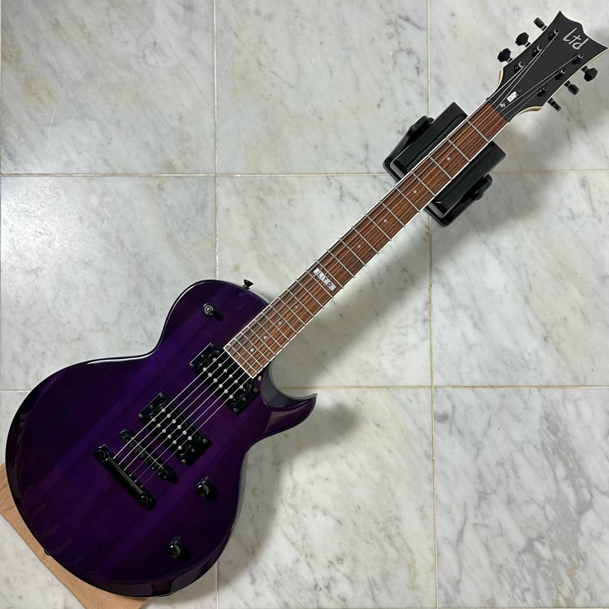WEB限定】 EC-256FM LTD ESP STPSB パープル LP レスポール エレキ
