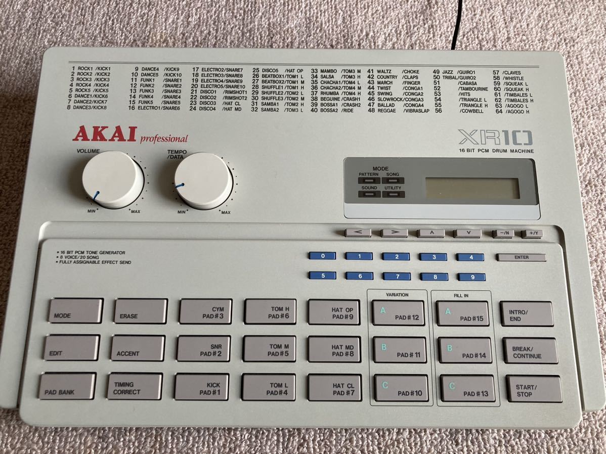 ご注意ください AKAI XR-10 アカイ ドラムマシン - 通販 - www.bijoux