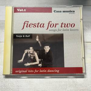 CD Casa musica fiesta for two songs for Latin lovers Tonja Ralf 社交ダンス レア vol.1