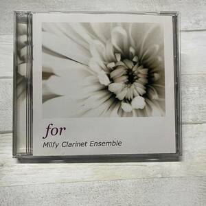 CD Milfy Clarinet Ensemble for 帯付 サイン入り 希少