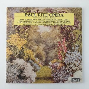 LP/ サザーランド、テバルディ、カーザ、ベルガンサ、ベルゴンツィ 他 / FAVOURITE OPERA / オランダ盤 2枚組 DECCA DPA-507/8 30310