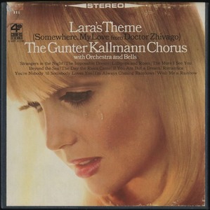 オープンリール THE GUNTER KALLMANN CHORUS / LARA'S THEME 7号 9.5cm/s (3 3/4IPS) 4トラック