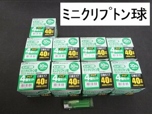 C510■ELPA ミニクリプトン球 40W E17 // 計36個 // EKP100V36W(C)4P / まとめ売り / 未使用