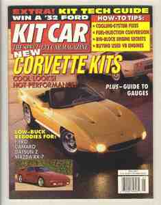 【c9895】94.5 KIT CAR／コルベット・キット、イーグルコーチワークXK120、マリアー(Mariah)、ビッグブロックの組立、...