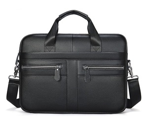 メンズ ビジネスバッグ トートバッグ ブリーフケース 2way ハンドバッグ ショルダーバッグ 本革 斜め掛け書類鞄 新品 ブラック