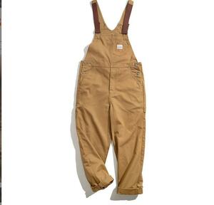  American Casual canvas canvas overall men's put on . none overall casual pants cargo pants easy Work wear M size 