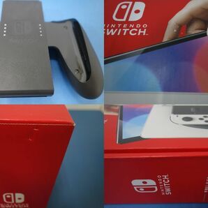 070) 中古 Nintendo Switch (有機ELモデル) ホワイト ニンテンドースイッチ本体の画像10