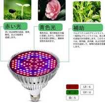 新品未開封☆LED植物育成ライト☆E26口金 80W 120led フルスペクトラム スペクトル波長380〜800nm 育成用ランプ 水耕栽培 室内用 省エネ_画像5