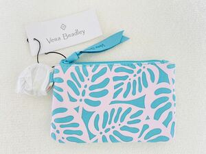 ヴェラブラッドリー☆Vera Bradley☆Zip ID Case in Recycled Cotton　ジップIDケース 日本未発売・新品未使用Rain Forest Canopy