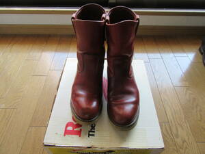 Red Wing PECOS BOOTS 866 8D 90's レッドウィング ペコスブーツ 26cm 1994年06月製造 送料込