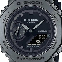 【G-SHOCK メタルカバード ブラックアウト ナデジ オクタゴン 反転液晶メンズ腕時計】GM-2100BB-1AJF 新品 国内正規品タグ付き_画像2