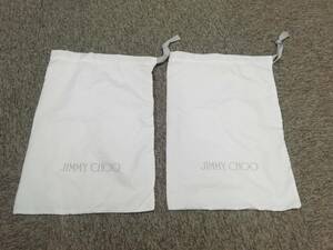 JIMMY CHOO ジミーチュウ　 巾着袋 ショッパー　ショ袋 保存袋　ペア　2枚