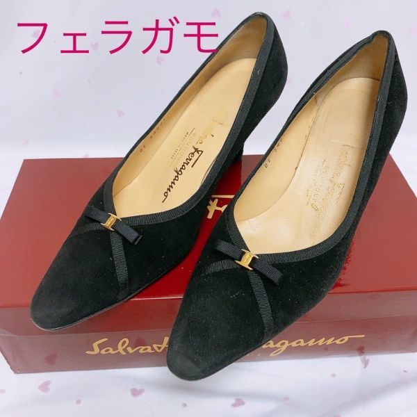ヤフオク! -「フェラガモ パンプス 23.5」(23.5cm) (パンプス)の落札