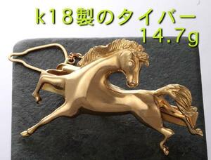 ☆ ・ Галстук с дизайном лошади с ощущением динамизма ・ K18 14,7 г / IP-3479