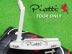 【新品】PGAツアー支給品 PIRETTI ピレッティ CORTINO LN パター ロングネック 34インチ TOUR ONLY プロトタイプ 本物保証 BK