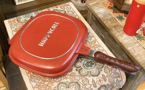 * happy call grill pan *HAPPYCALL/ hot cooker / fry pan / grill pan / both sides roasting / cookware / kitchen articles /226