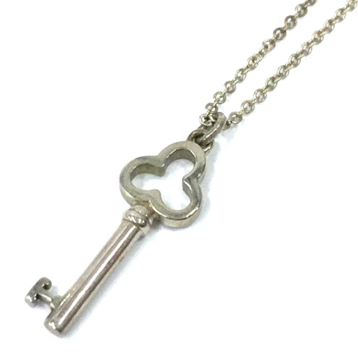 極希少 美品 ティファニー ノーツ シルバー レター ネックレス FK38