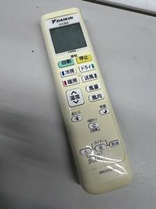 [RLB-15-36]DAIKIN Daikin air conditioner remote control ARC478A5 Junk 