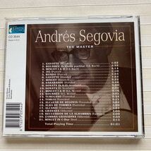 CD アンドレ・セゴビア 「アルハンブラ宮殿の想い出」　全21曲 （国内正規品：直輸入盤）_画像5