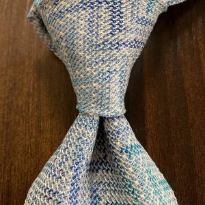 MISSONI Missoni necktie blue light blue 