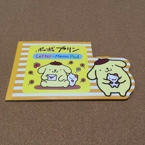  cat pohs # Pom Pom Purin letter memory pad Sanrio muffin letter paper 1998 year made at that time goods retro 