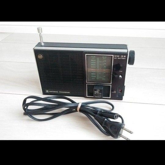 National Panasonic ナショナルパナソニック AM FM ラジオ昭和レトロ