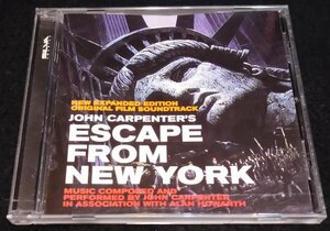 ニューヨーク1997　サントラCD★28曲拡張盤 ジョンカーペンター John Carpenter's Escape From New York　Alan Howarth　盤キズ