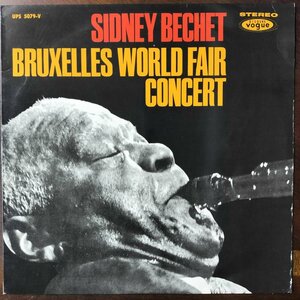 20838 ★美盤 SIDNEY BECHET/BRUXELLES WORLD FAIR CONCERT ※ペラジャケ＆深溝