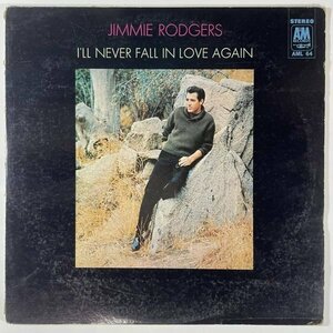 4168 【プロモ盤】 JIMMIE RODGERS/I'LL NEVER FALL IN LOVE AGAIN