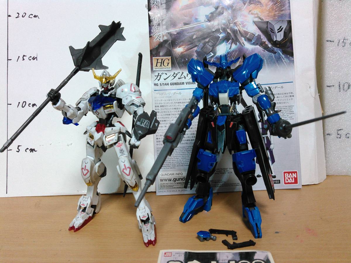 HG 1/144 جائزة Gunpla Ichiban Kuji C بلون واضح سادة Barbatos Gundam Vidal منتج نهائي مطلي غير المرغوب فيه للأيتام, شخصية, جاندام, منتج منتهي