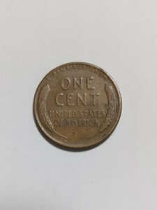 アメリカ　旧1セント　麦ペニー　　1956年発行　１枚　pi22