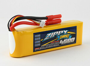 ★ZIPPY コンパクト 4500mAh 3S 40C～50C リポ パック HXT4mmコネクター　RCボート RCカー RCヘリ RCドローン RC飛行機 などに .