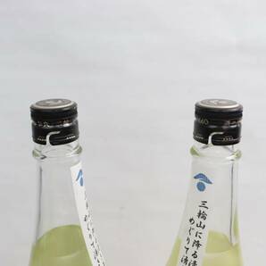 【2本セット】みむろ杉 華きゅん 純米吟醸 無濾過生原酒 おりがらみ 13度 1800ml 製造23.03 G23C150042の画像3