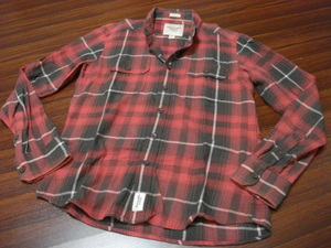  Abercrombie & Fitch long sleeve shirt / check pattern / red /XL/ Abercrombie & Fitch / men's 