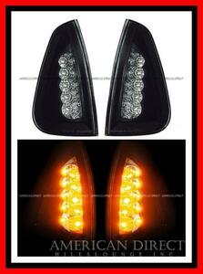 [ left right set / orange LED]06-10y Dodge Charger LED black corner lamp light front side turn signal head light 