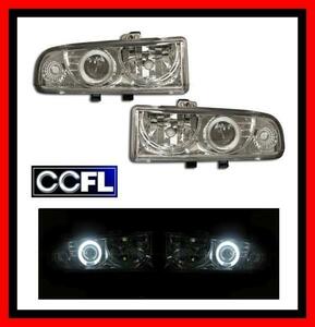 [ ultra rare / chrome ]98-04y Chevrolet S10 Blazer CCFL ring attaching projector head light headlamp left right set front 