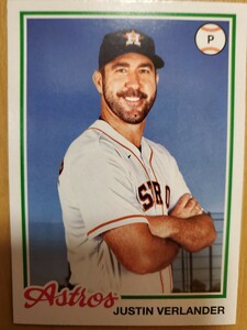 Justin Verlander Topps archives baseball 2022 ジャステン・バーランダー　ベースカード　アストロズ　現メッツ