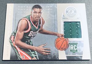 2013-14 Panini Totally Certified Giannis Antetokounmpo Jersey No.181 RC Rookie Bucks NBA ヤニス　ルーキー　ジャージ　バックス