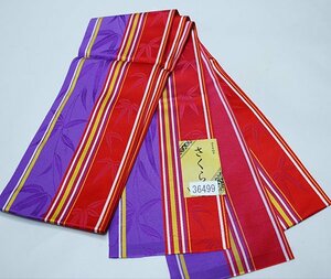 半幅帯 正絹 博多織 小袋帯 日本製 絹100% さくら メール便可 新品（株）安田屋 NO36499