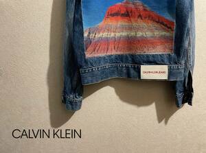 0 CALVIN KLEIN JEANS Raf Simons Grand Canyon photo embroidery Denim jacket / Calvin Klein XS Mens #Sirchive