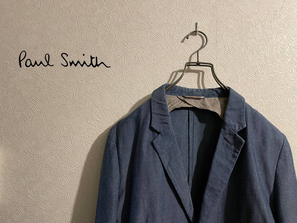 即決 Paul smith メンズM ベロア テーラードジャケット ポールスミス