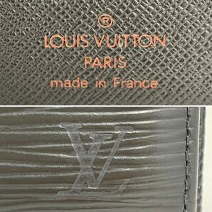 ☆本物☆LOUIS VUITTON ルイヴィトン カードケース エピ オーガナイザー・ドゥ・ポッシュ M63582 ノワールの画像7