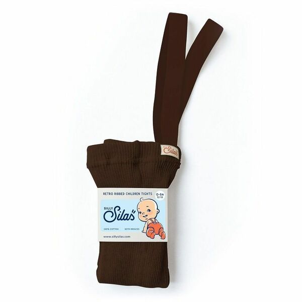 新品 2-3y Silly Silas Footed ChocolateBrow