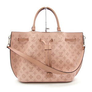 中古美品 ルイヴィトン トートバッグ モノグラム マヒナ ジロラッタ M54401 マグノリア LOUIS VUITTON 2way バケット ピンク系 フランス製